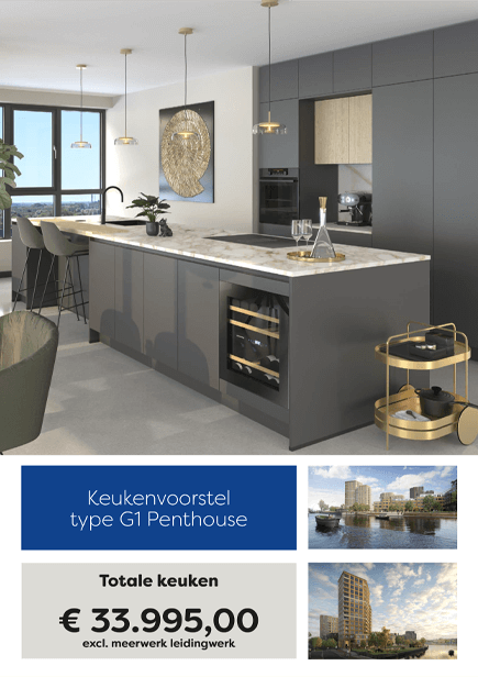 Keukenvoorstel type G1 Penthouse