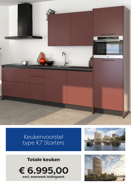 Keukenvoorstel type K7 Starters