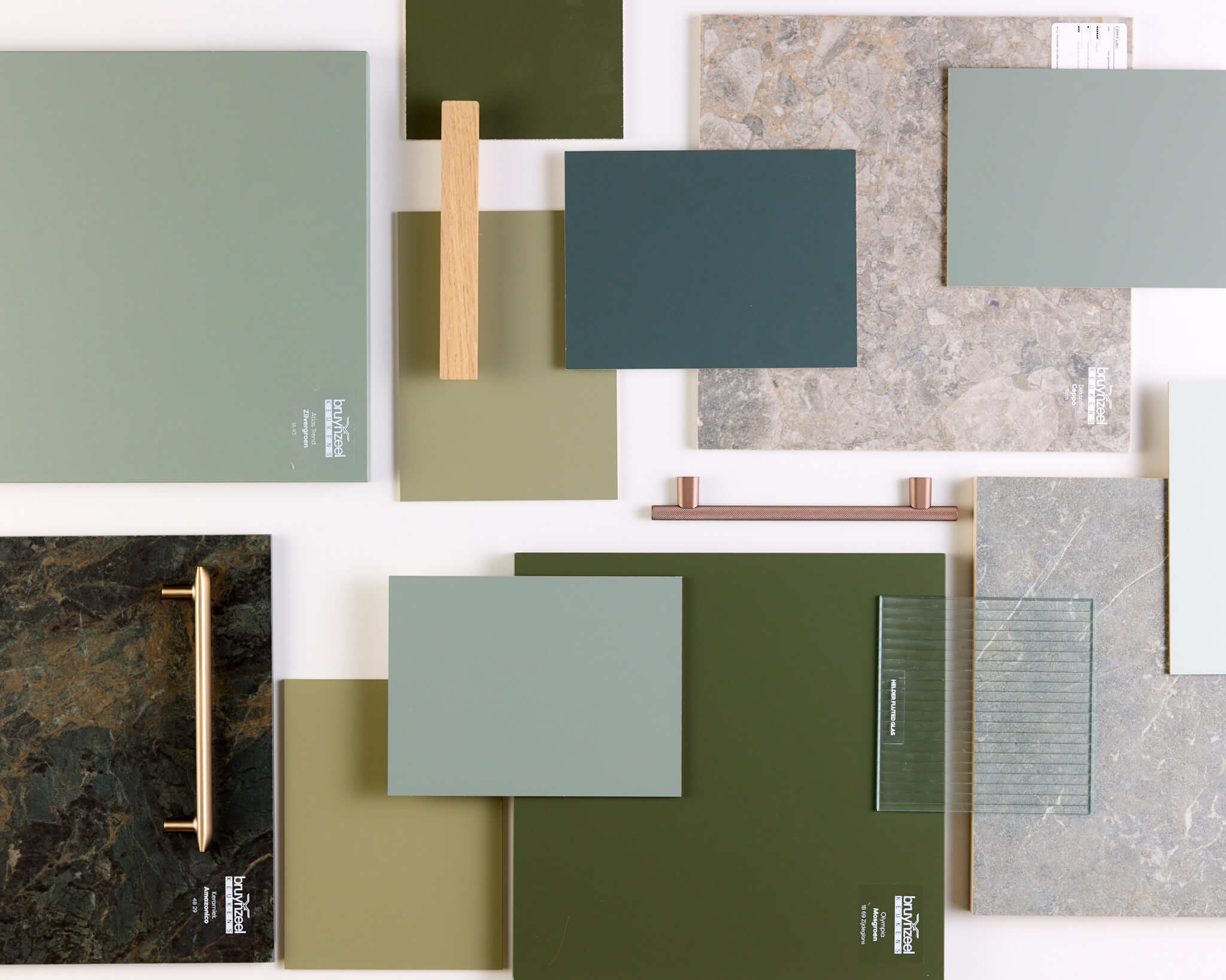 Moodboard groene keuken