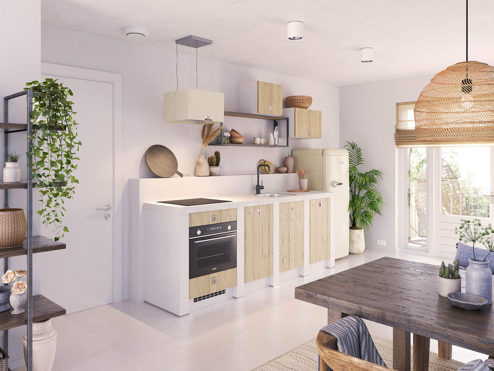 Keuken karakter natuur