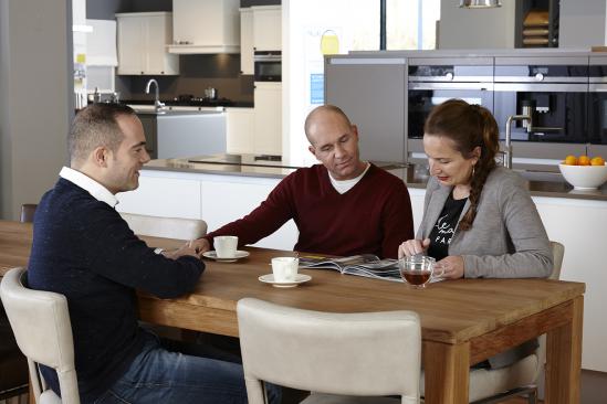 Gesprek showroom