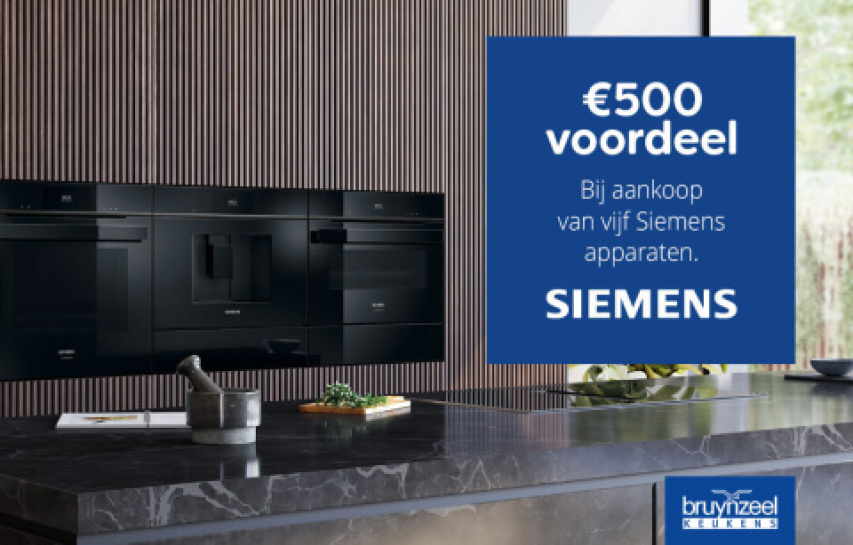 Siemens voordeelactie €500