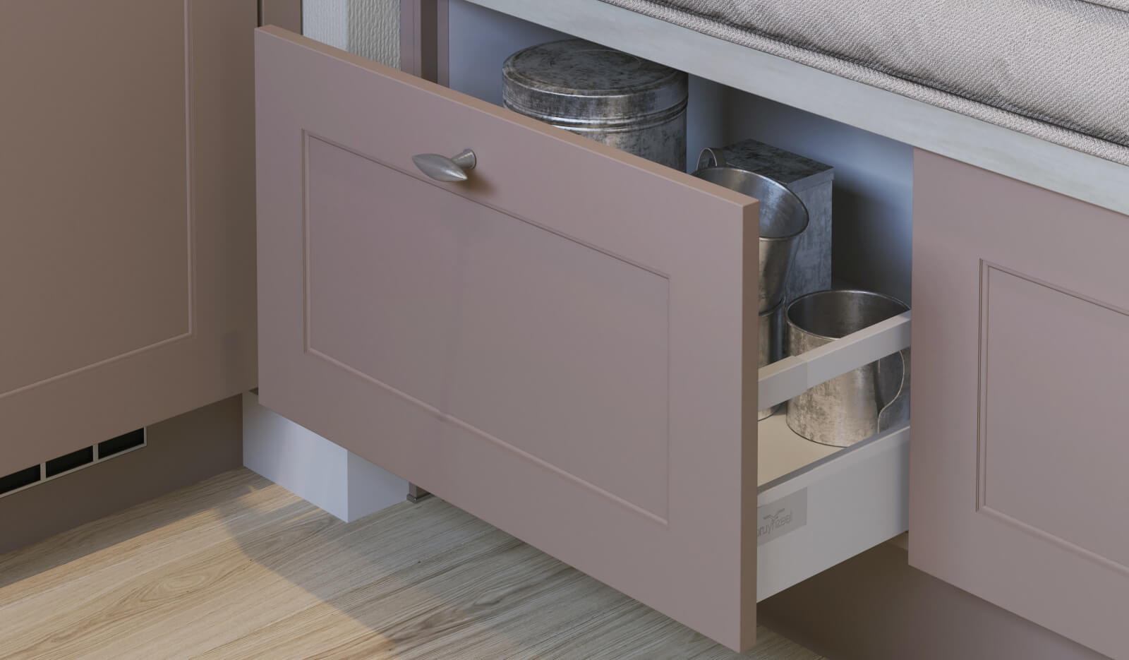 Keuken Allure leem - voorraadlade