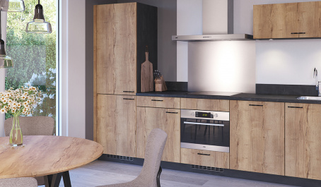 Keuken Keukens met een luxe en warme uitstraling