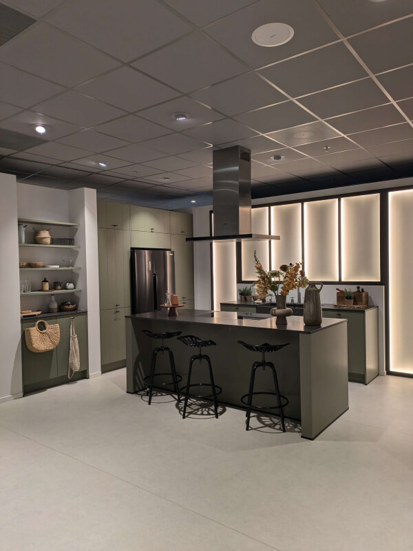 Showroomkeuken Olympia S15 Olijf Groen