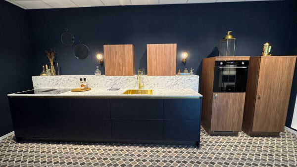 Showroomkeuken Atlas Trend Indigoblauw