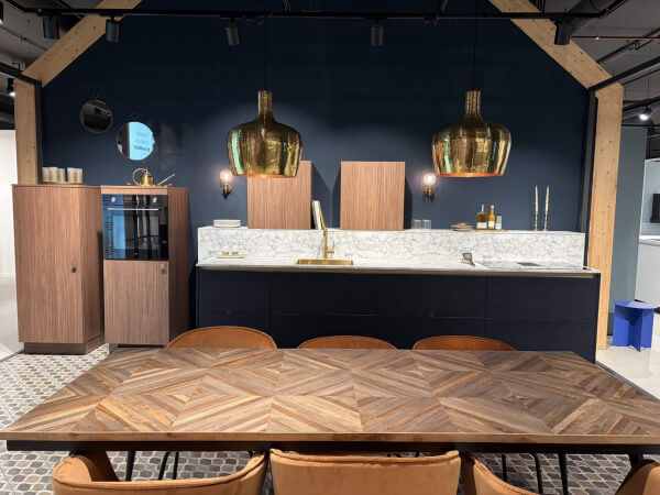 Showroomkeuken Atlas Trend Indigoblauw